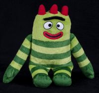 Yo Gabba Gabba Brobee Ty Beanie Baby 7" Plush Lovey Toy